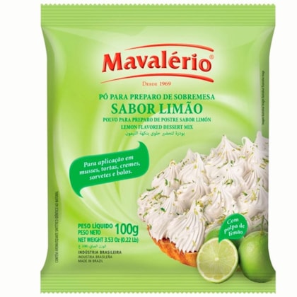 PO P/ PREPARO DE SOBREMESAS LIMAO 100GR *CP02