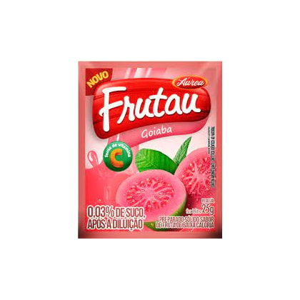 REFRESCO EM PO FRUTAU 25GR GOIABA