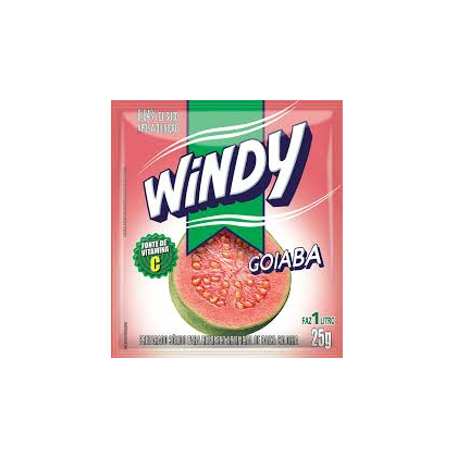 REFRESCO EM PO WINDY 25G- GOIABA