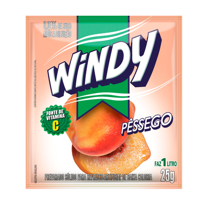 REFRESCO EM PO WINDY 25G- PESSEGO