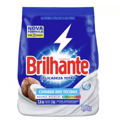 SABAO EM PO BRILHANTE CUIDADO.TOTAL 800GR *CP02