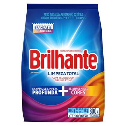 SABAO EM PO BRILHANTE LIMP.TOTAL 800GR *CP02