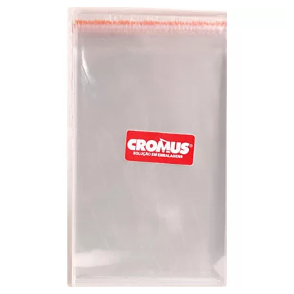 SACO CROMUS TRANSP ADESIVADO C/100*15X20 *CP02