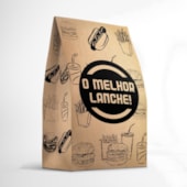SACOLA KRAFT SOS P/HAMBURGUER POZZA*SD33 UND