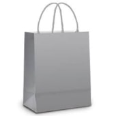 SACOLA LAM METAL FOSC PRATA(G) 32X26,5X13 UN - CROMUS *CP02