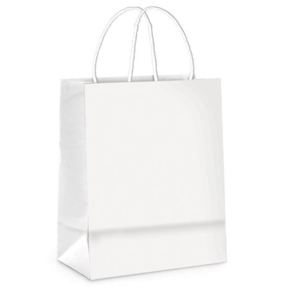 SACOLA PAPEL BRANCO GG 39X32X16 - CROMUS *CP02