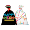 SACOLA PLAST.NEON FESTCOLOR C/8 *CP02