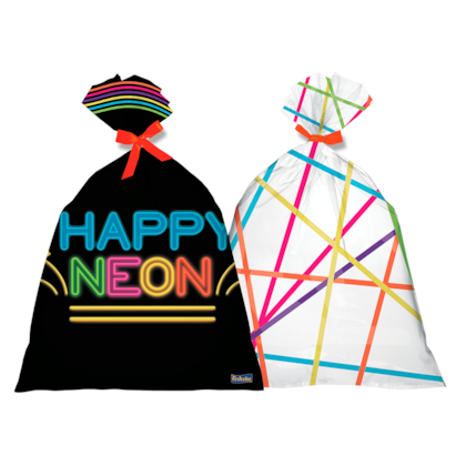 SACOLA PLAST.NEON FESTCOLOR C/8 *CP02