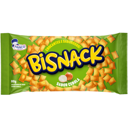 SALG BISNACK 80GR CEBOLA *PASTELZINHO *CP01