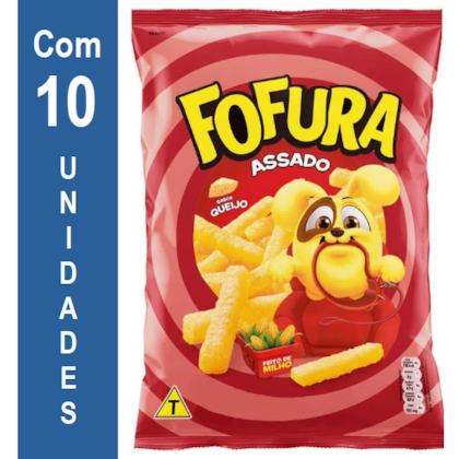 Salgadinho Fofura com 10 unidades de 60gr - QUEIJO