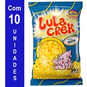 Salgadinho Lula Crek com 10 unidades de 30gr - BACON