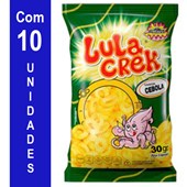 Salgadinho Lula Crek com 10 unidades de 30gr - CEBOLA