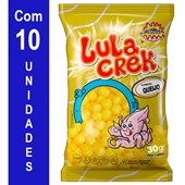 Salgadinho Lula Crek com 10 unidades de 30gr - QUEIJO BOLA