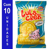 Salgadinho Lula Crek com 10 unidades de 30gr - REQUEIJAO