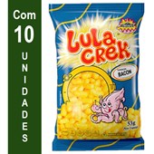 Salgadinho Lula Crek com 10x53gr - BACON