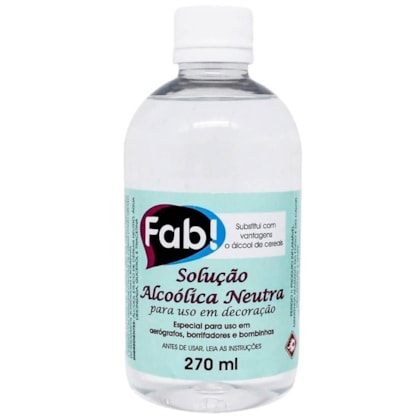 SOLUCAO ALCOOLICA NEUTRA FAB 270ML *CP02