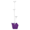 SUPORTE P/BALOES NISSI CACHEPOT ROXO C/3 HASTES *CP02