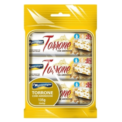 TORRONE AMENDOIM 135G C/3 - MONTEVERGINE *CP01