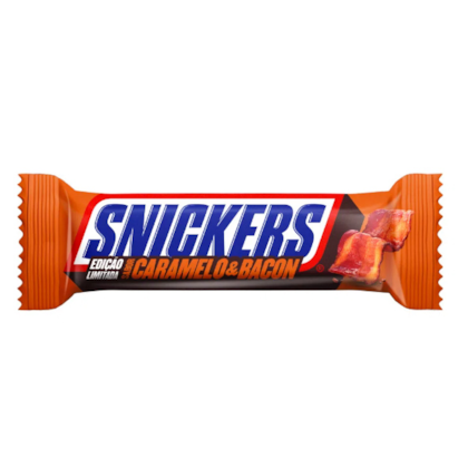 UN. CHOCOLATE SNICKERS CARAM E BACON UND 42GR