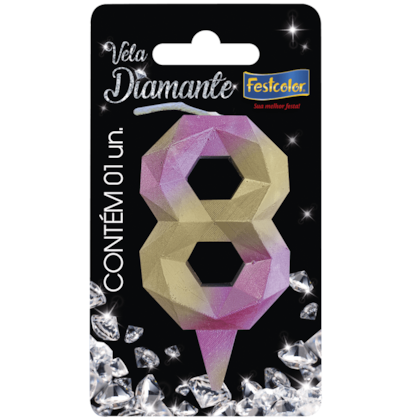 VELA DIAMANTE RS/DOUR N.8 FESTCOLOR