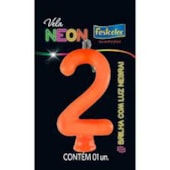 VELA NEON LARANJA N.2 FESTCOLOR *CP02