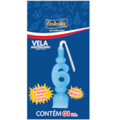 VELA NIVER NUM.AZUL N.6 FESTCOLOR *CP02