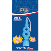 VELA NIVER NUM.AZUL N.8 FESTCOLOR *CP02